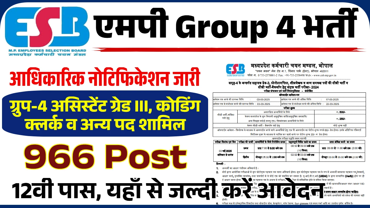 MP Group 4 Bharti